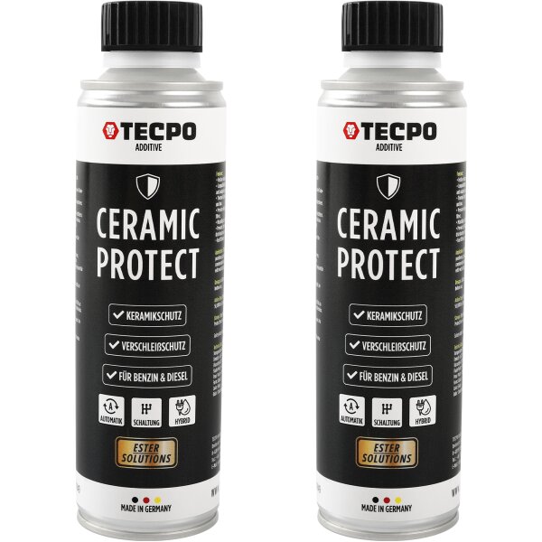 TECPO Keramik Protect ESTER 2x 300 ml Ceramic Antiverschleiß Motorschutz