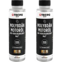 TECPO Anti-Reibung-Verschleißschutz ESTER Molybdän Additiv für Motoröl und Getriebeöl 2x300 ml