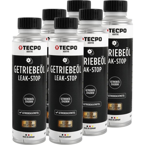 TECPO Getriebeöl Leak-Stop Dichtmittel ESTER 6x300 ml