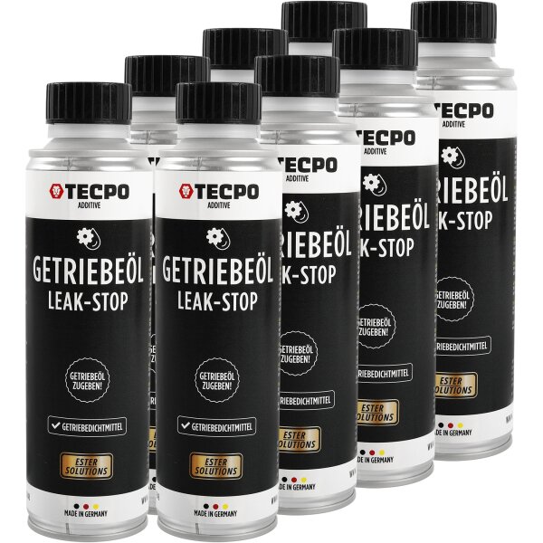 TECPO Getriebeöl Leak-Stop Dichtmittel ESTER 8x300 ml