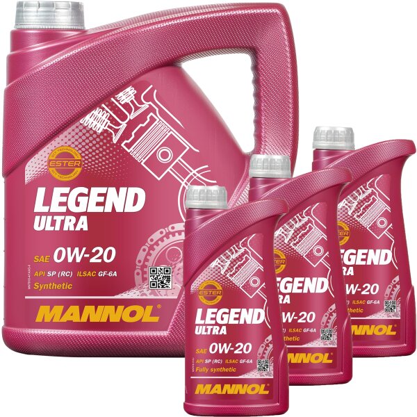 MANNOL Legend Ultra 0W-20, 7L