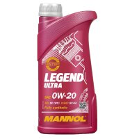 MANNOL Legend Ultra 0W-20, 7L