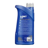 5x MANNOL 4-Takt Plus Motorrad Öl API SL, 1L