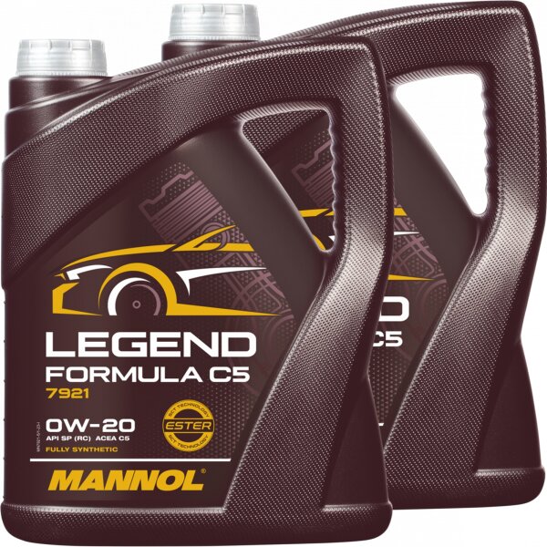 2x MANNOL Legend Formula C5 0W-20, 5L