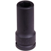 BGS Kraft-Steckschlüssel-Einsatz Sechskant, tief | Antrieb Innenvierkant 20mm (3/4") | SW 19mm