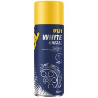 10x MANNOL 8121 White Grease Schmierung, 450 ml