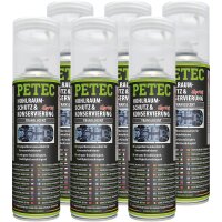 6x PETEC Hohlraumschutz & Konservierung, 500 ml