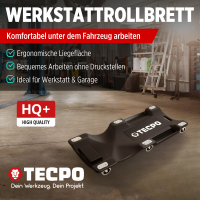 TECPO KFZ Werkstattrollbrett Rollliege 360° drehbar...