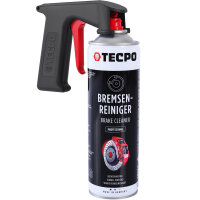4x TECPO Bremsenreiniger Universal Reiniger, 500 ml + Pistolengriff
