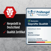 4x TECPO Bremsenreiniger Universal Reiniger, 500 ml + Pistolengriff