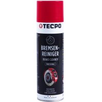 4x TECPO Bremsenreiniger Universal Reiniger, 500 ml + Pistolengriff