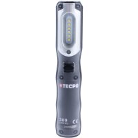 TECPO LED Akku Handlampe 300 Lumen + USB Kabel