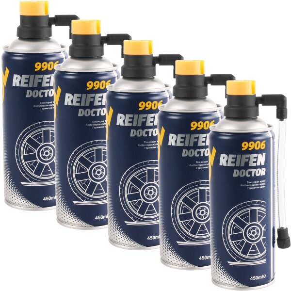5x MANNOL Reifen Doctor, 450ml