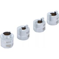 TECPO Federspanner-Satz mit 3 Backenpaaren + BGS Federbein-Einsatz-Satz, 4-tlg.
