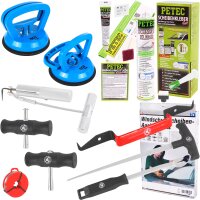 PETEC Scheibenkleber-Set + Windschutzscheiben Ausbauset +...