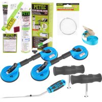 PETEC Scheibenkleber-Set + BGS Autoglas Montagesatz