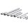 BGS Kippverlängerungs-Satz | 6,3 mm (1/4") / 10 mm (3/8") / 12,5 mm (1/2") | 9-tlg.