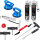 TECPO Windschutzscheibe-Reparaturset + 2x BGS Gummisauger + 2x Scheibenkleber MS-Polymer, 290 ml