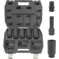 TECPO 1/2" Kraft-Steckschlüssel- und Bit-Satz,...