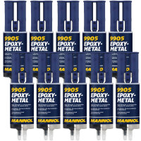 10x MANNOL 2K-Kleber für Metall Epoxidkleber, 30g