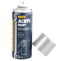 3x MANNOL Acryl Paint Silver, 400 mL