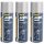 3x MANNOL Acryl Paint Silver, 400 mL