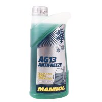 3x MANNOL Hightec Antifreeze AG13 -40°C, Grün, 1L