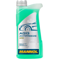 10x MANNOL Hightec Antifreeze AG13 -40°C, Grün, 1L