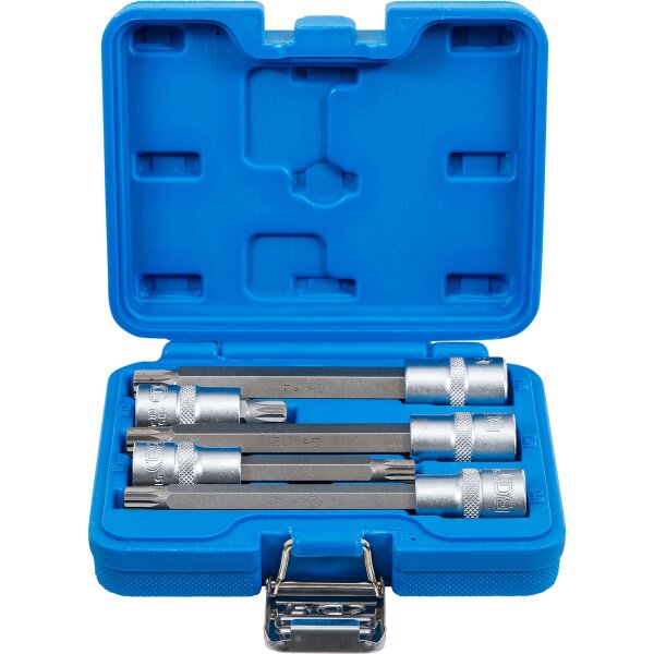 BGS Bit-Einsatz-Satz | Antrieb Innenvierkant 12,5 mm (1/2") | Innenvielzahn (für XZN) | 5-tlg.