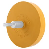 5x TECPO Folienradierer Etiketten Klebereste Aufkleber Entferner Ø 90 mm