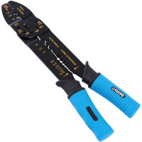 TECPO Kabelschuh Sortiment 185-tlg. + Crimpzange mit Kabelschuh-Sortiment, 225 mm, 271-teilig