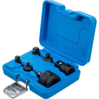 TECPO Kraft-Bit-Einsatz-Satz | T20-T80 | 10-tlg. + Kraft-Adapter-Satz | 6-tlg.