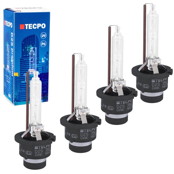 4x TECPO Xenon-Brenner, D2S, 12V-35W, 4300K