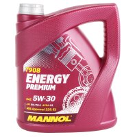 2x MANNOL Energy Premium 5W-30, 4L