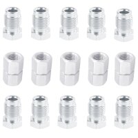 10x Überwurfschrauben + 5 Verbinder M10x1.0, DIN...