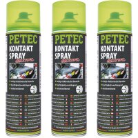 3x PETEC Kontaktspray, 500 ml