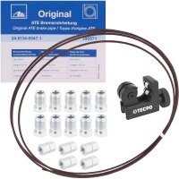 1x ATE Bremsleitung 5m Stahlleitung 4.75 mm + Schrauben +...
