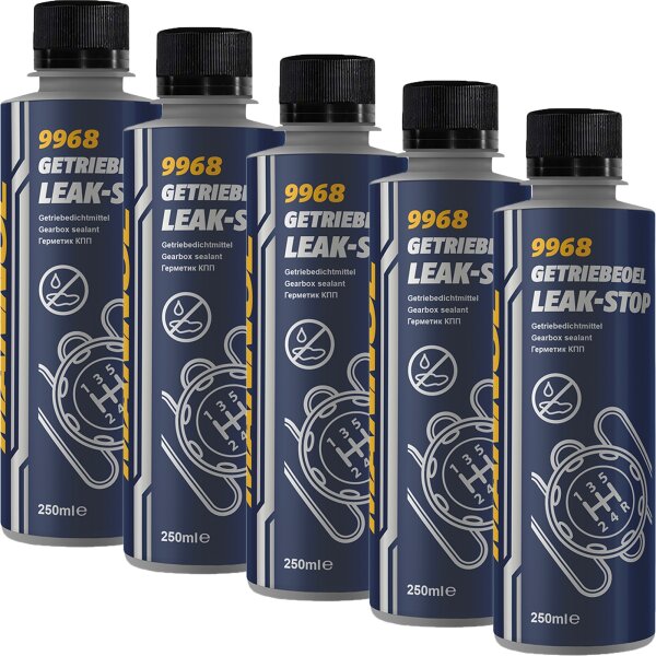 5x MANNOL Getriebeöl Leak-Stop, 250mL