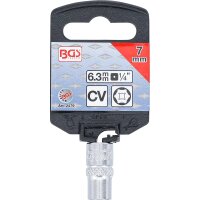 BGS Steckschlüssel-Einsatz "Pro Torque®" 6,3 (1/4), 7 mm