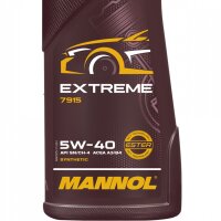 MANNOL Extreme 5W-40 API SN/CF, 8 Liter
