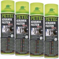 4x PETEC Keramikpastenspray, 500 ml