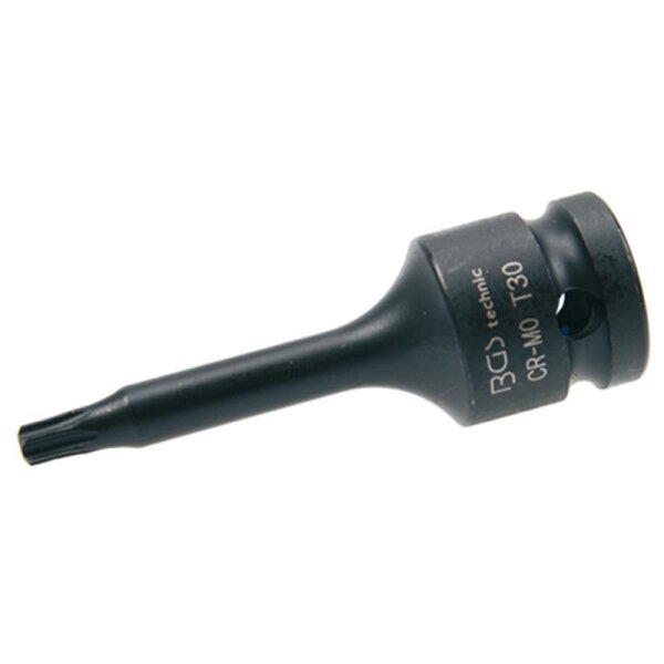 BGS Kraft-Bit-Einsatz | Antrieb Innenvierkant 12,5mm (1/2") | T-Profil (für Torx) T30