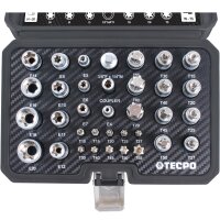 TECPO Steckschlüssel Satz T-Profil + 3/8 Ratsche