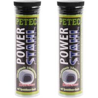 2x PETEC POWER Stahl, 50 g