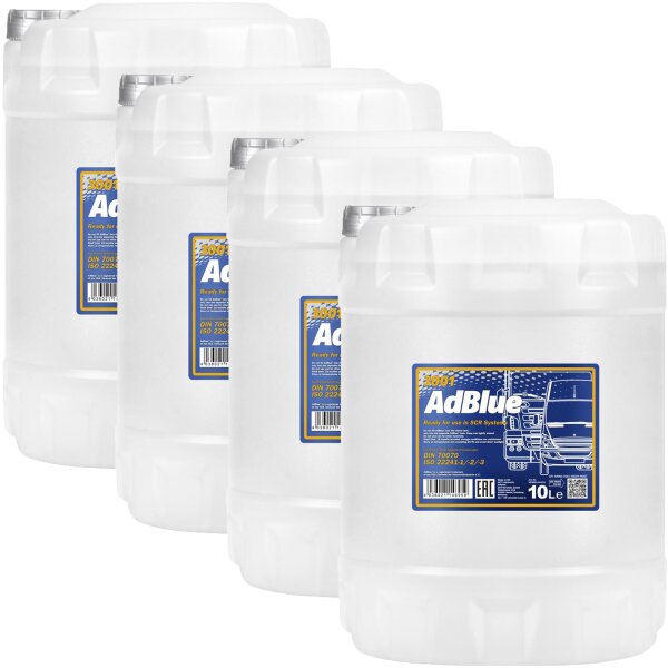 4x MANNOL ready-to-use AdBlue®, 10L