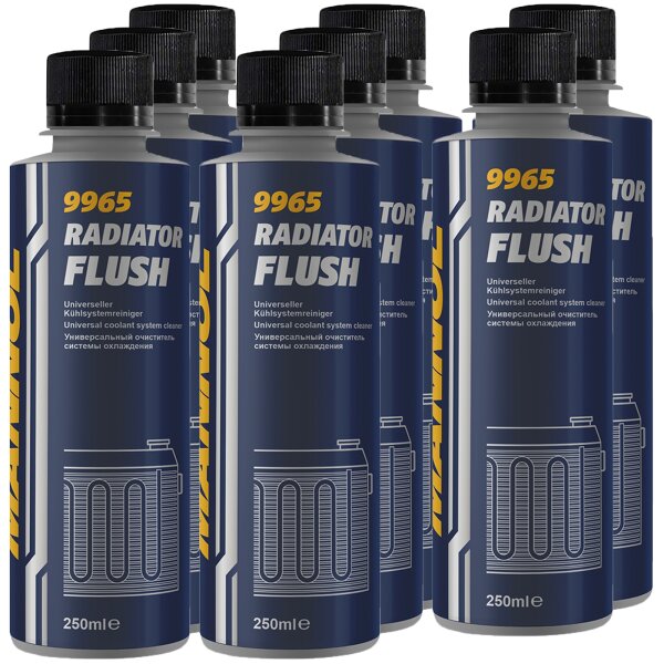 8x MANNOL Radiator Flush, 250mL
