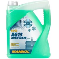 2x MANNOL Hightec Antifreeze AG13 -40°C, Grün, 5L