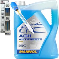 MANNOL Antifreeze AG11 (- 40°C) Blau, 5L +...