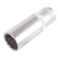 TECPO Steckschlüssel-Satz, SW 4-13 mm, 1/4, 11-teilig + BGS Umschlatknarre 1/4"