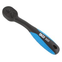 TECPO Steckschlüssel-Satz, SW 4-13 mm, 1/4, 11-teilig + BGS Umschlatknarre 1/4"